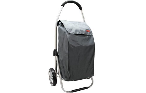 Boodschappentrolley Grey 48 L.Inklapbaar Aluminium