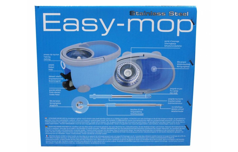 Easy Mop 3 in 1 spinner mop Stainless Steel Easy Mop 3 in 1 spinner mop Stainless Steel
