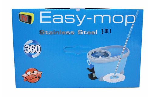 Easy Mop 3 in 1 spinner mop Stainless Steel