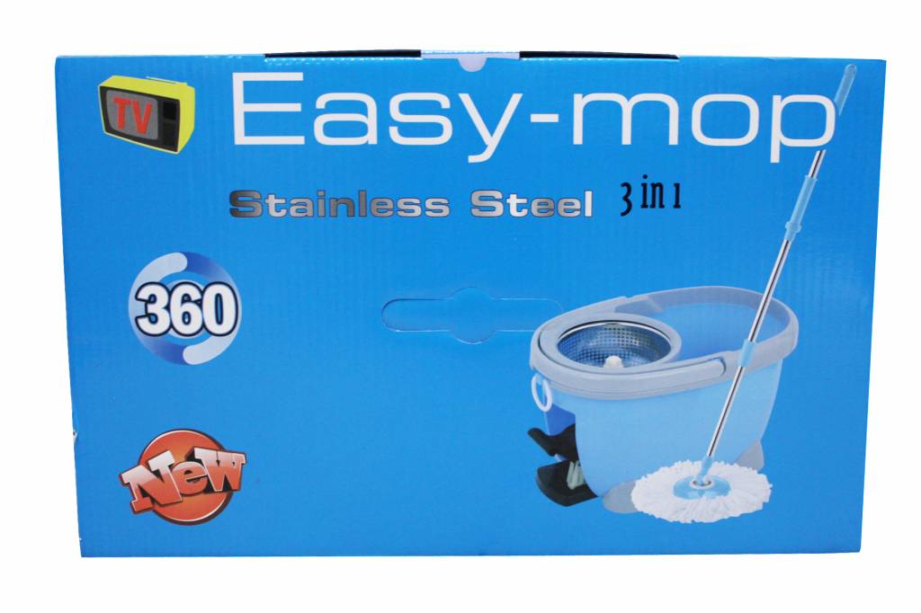 Easy Mop 3 in 1 spinner mop Stainless Steel
