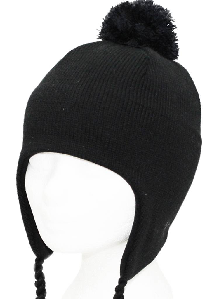 Gebreide Peru Muts Unisex Zwart