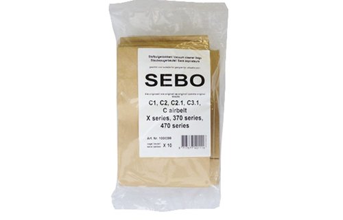 Stofzuigerzakken SEBO C / X / XP Series, Kunststof aansluiting