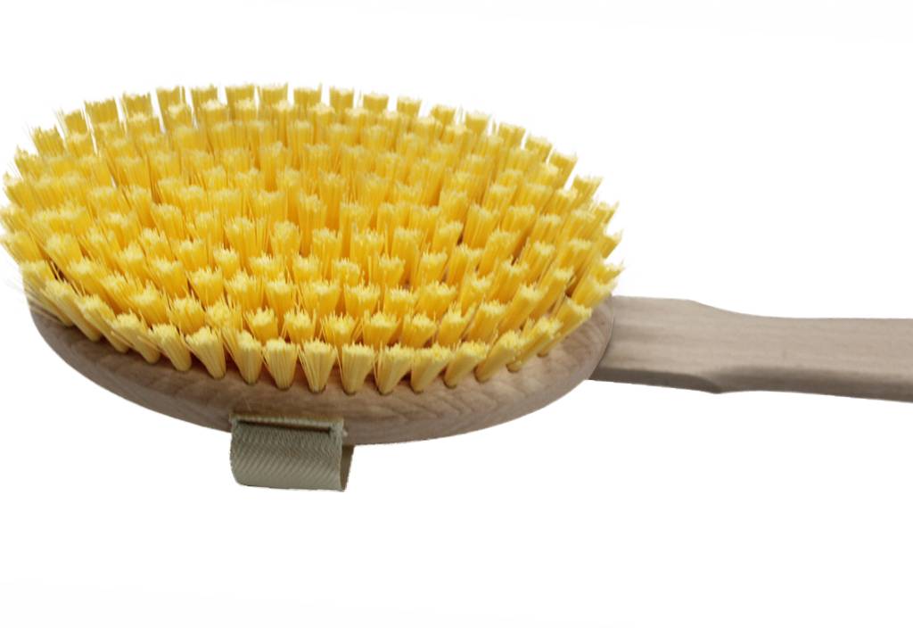 Badborstel in kunststofvezels met afneembare steel