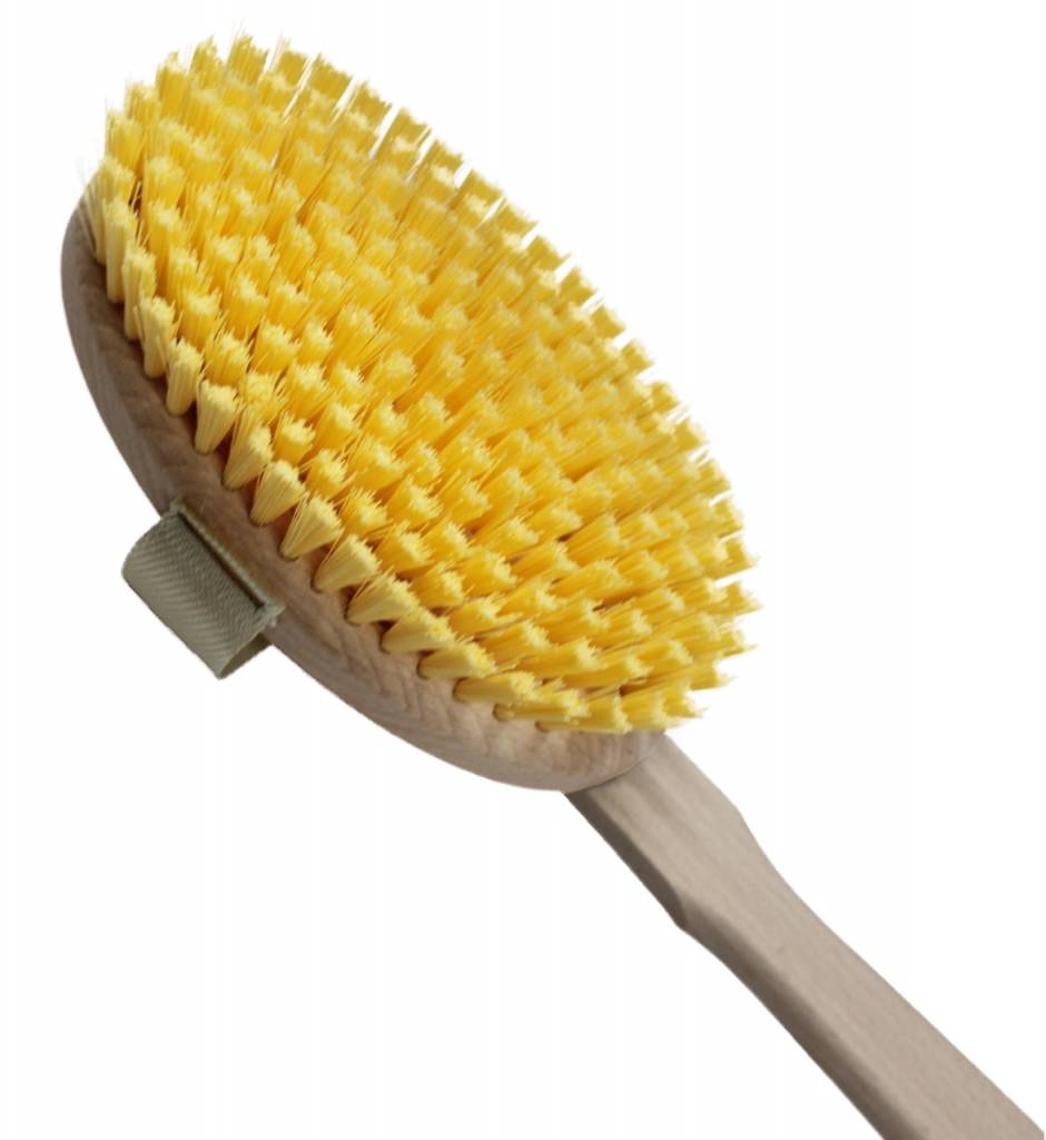 Badborstel in kunststofvezels met afneembare steel