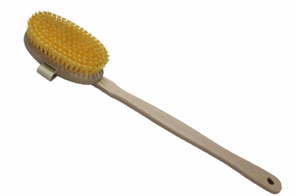 Badborstel in kunststofvezels met afneembare steel