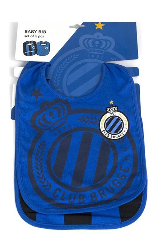 Slabbetjes 2 st. Club Brugge