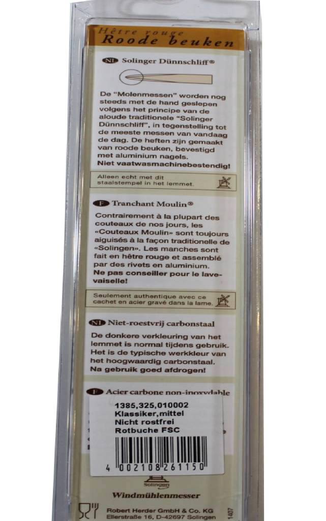 Robert Herder Molenmes niet roestvrij Carbonstaal Robert Herder Molenmes niet roestvrij Carbonstaal