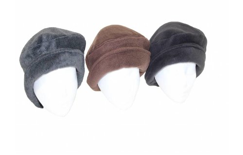 Dames Hoed met boord Fleece verschillende kleuren