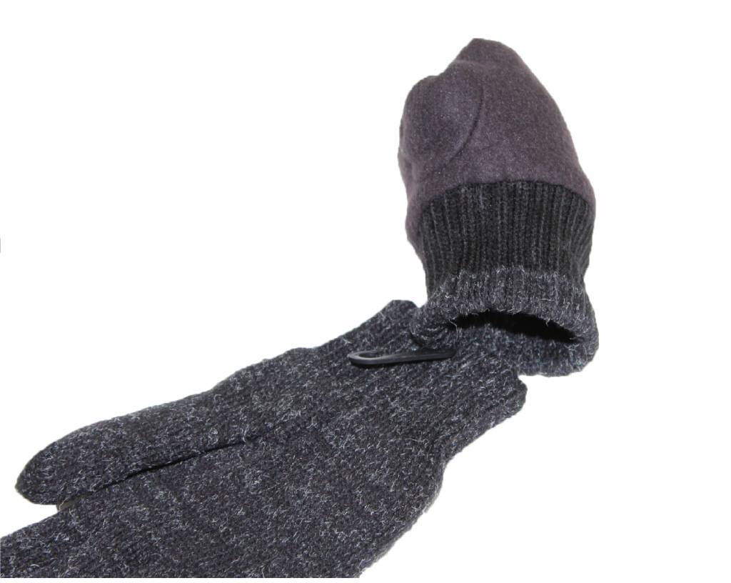 Handschoen Thinsulate Dames Zwart/Grijs gespikkeld