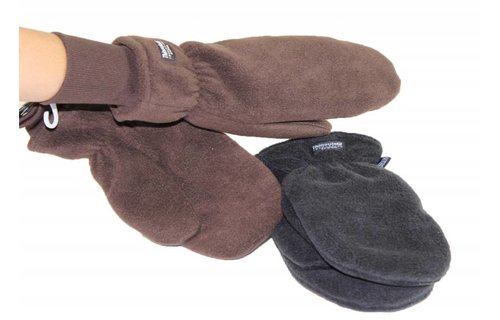 Heren Wanten Dubbel Fleece /Thinsulate Met boord in verschillende kleuren Heren Wanten Dubbel Fleece /Thinsulate Met boord in verschillende kleuren