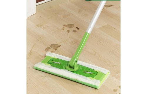 Vloerwisser starterskit "Stofwisser  8 vloerdoekjes + 3 Vochtige Vloerdoekjes "