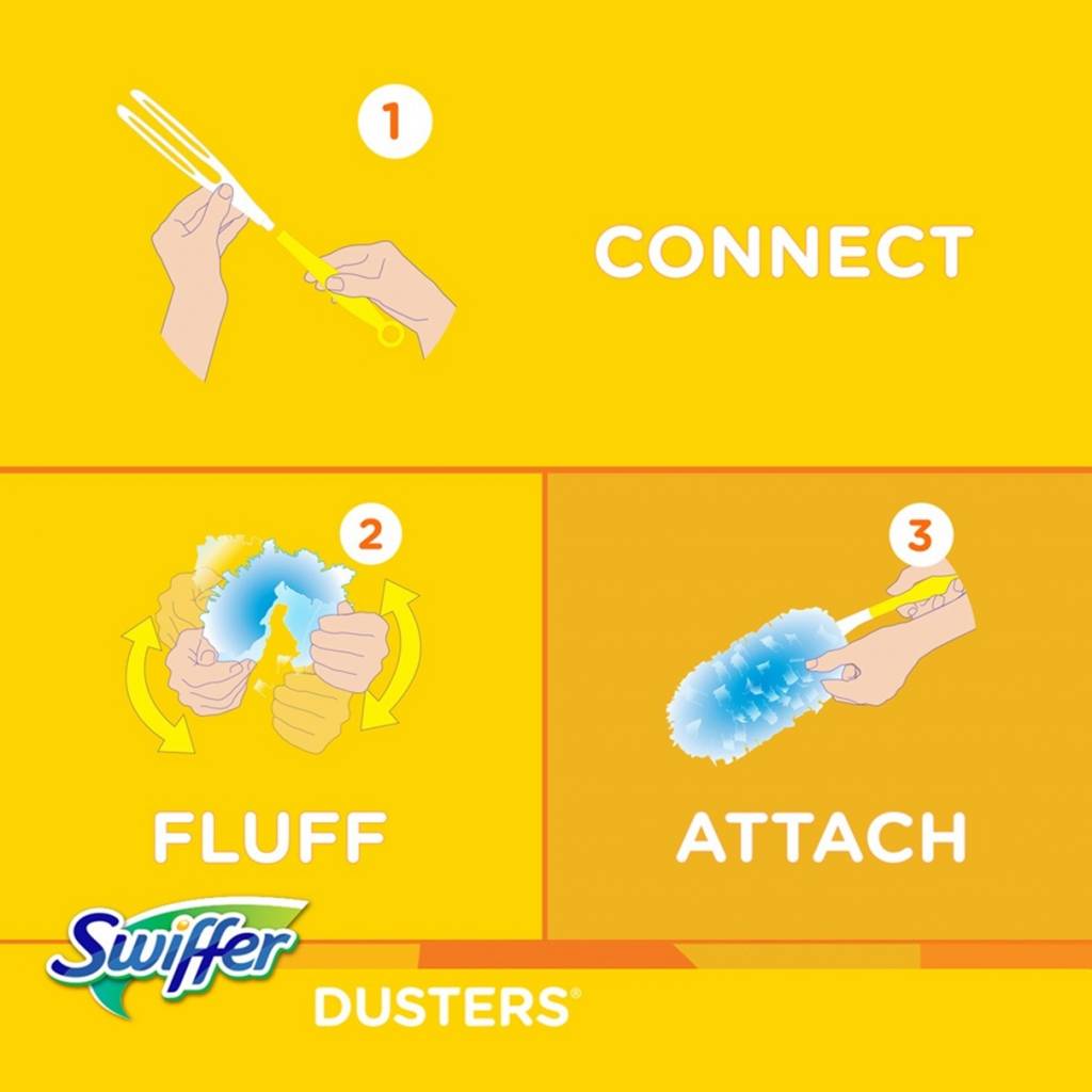 Duster starterkit "Stoffer + 7 stofdoekjes"