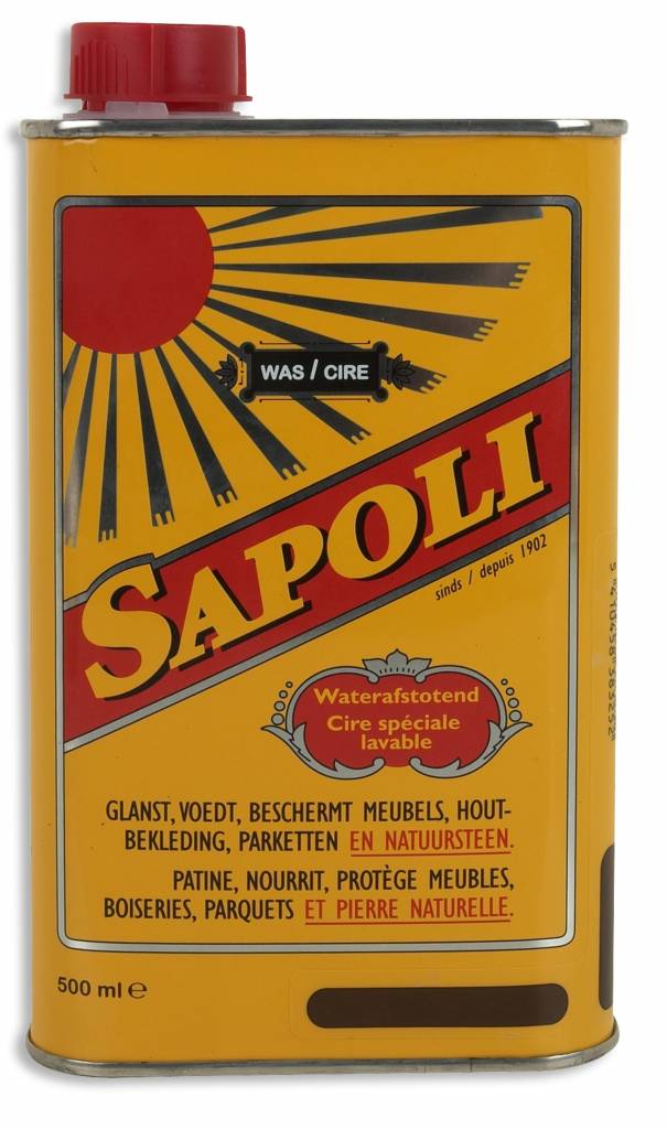 SAPOLI  "Was Waterafstotend" bruin  500ml