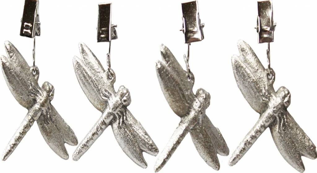Tafelkleedgewichten  Vlinder / Libelle   4 st.