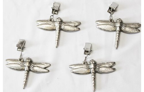 Tafelkleedgewichten  Vlinder / Libelle   4 st.