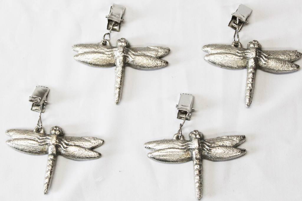 Tafelkleedgewichten  Vlinder / Libelle   4 st.