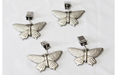 Tafelkleedgewichten  Vlinder / Libelle   4 st.