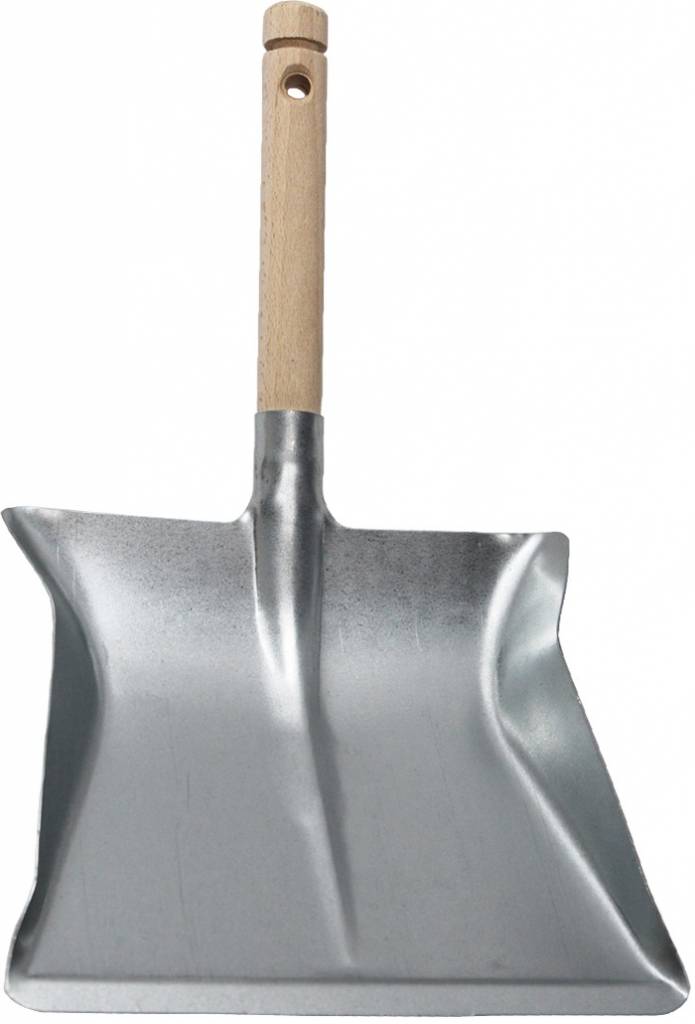 Gegalvaniseerd Stofblik  met houten steel