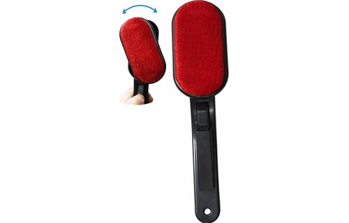 Magic kledingborstel zwart met Draaifunctie