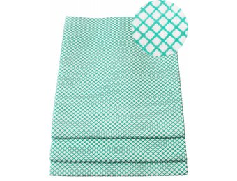 Dweil Viscose Groen geruit 50x70cm ( 3 st.) extra hygiëne