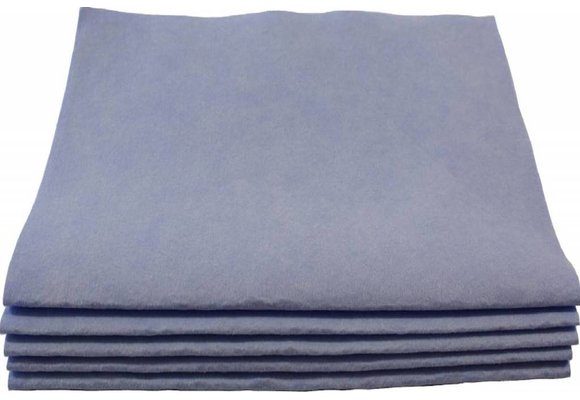 Viscose Dweil blauw 5 st. 60 X 70 cm.