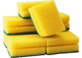 Schuurspons met greep 6 + 2 gratis