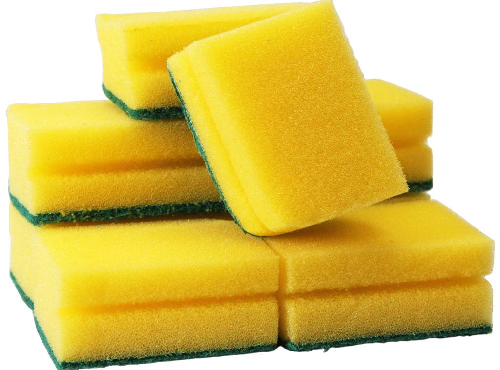 Schuurspons met greep 6 + 2 gratis Schuurspons met greep 6 + 2 gratis