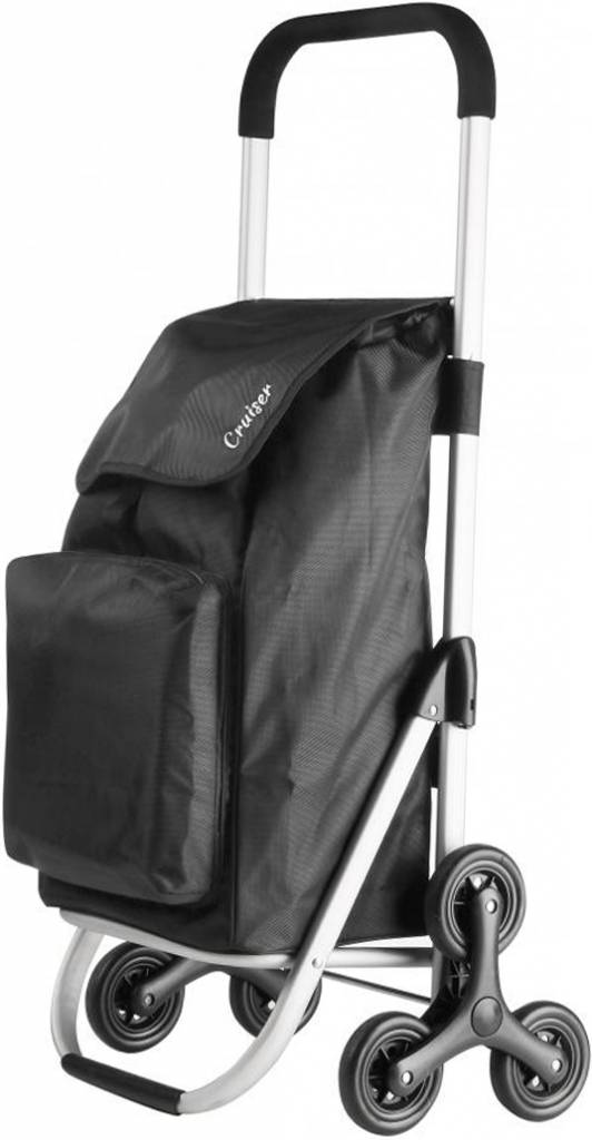 Boodschappentrolley  - Shopping Cruiser - Trappenloper  Zwart Boodschappentrolley  - Shopping Cruiser - Trappenloper  Zwart