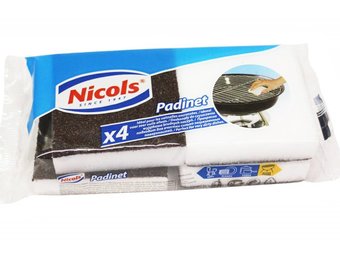 Padinet schuursponsjes 4 stuks