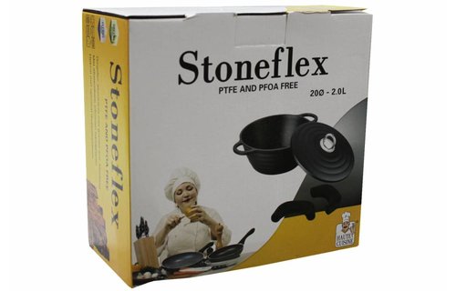 Kookpot + Deksel Stoneflex / Inductie Kookpot + Deksel Stoneflex / Inductie