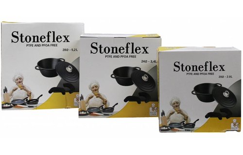 Kookpot + Deksel Stoneflex / Inductie Kookpot + Deksel Stoneflex / Inductie