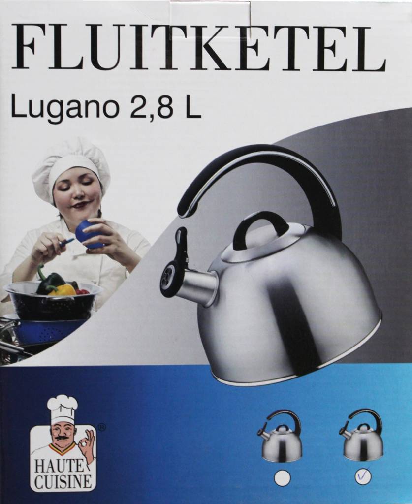 Fluitketel Inox Lugano  2,8 Liter