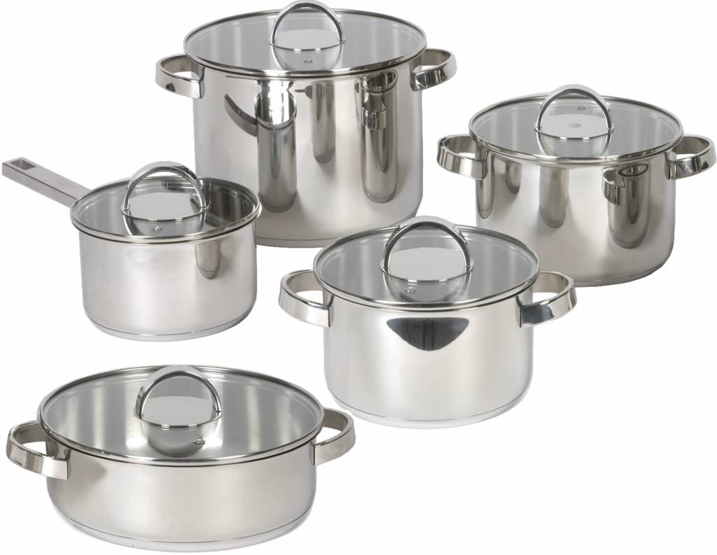 Kookset  / Pannenset Paris 10-delig Kookset  / Pannenset Paris 10-delig
