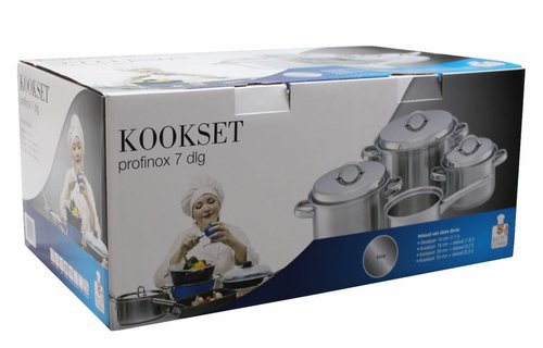 Kookset Profinox  7-delig