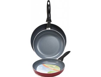 3-delige Pannenset Natura   20-24-28 cm.