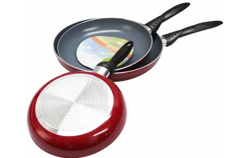 3-delige Pannenset Natura   20-24-28 cm.