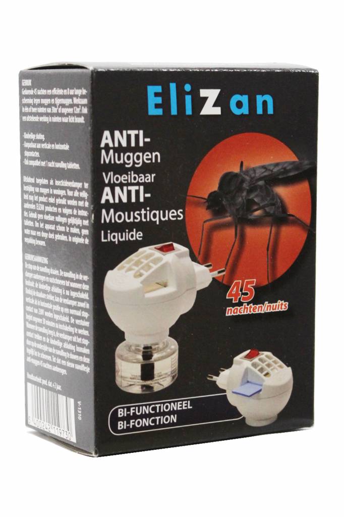 Elizan anti muggen apparaat  duo  vloeibaar+tabs