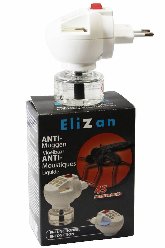 Elizan anti muggen apparaat  duo  vloeibaar+tabs