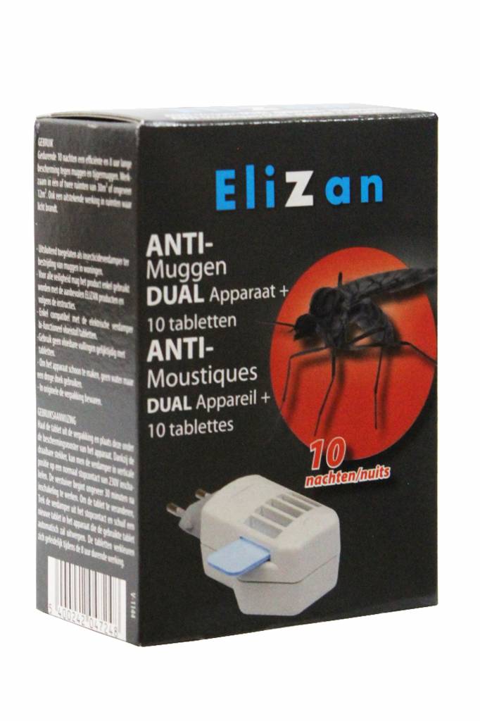 Elizan anti muggen apparaat  + 10  tabletten Elizan anti muggen apparaat  + 10  tabletten