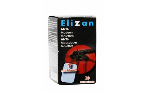 Elizan anti muggen  navulling 30 tabletten