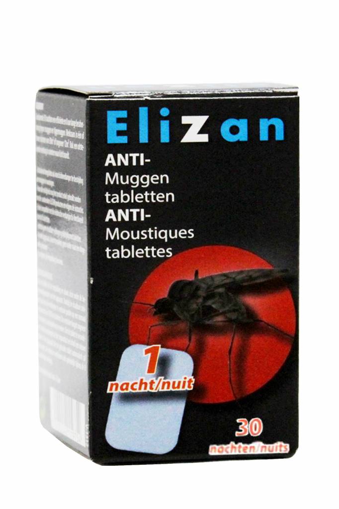 Elizan anti muggen  navulling 30 tabletten