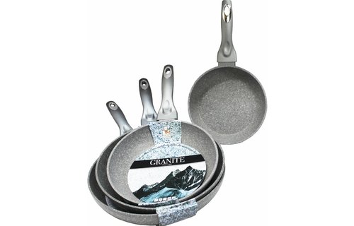 Braadpan  "Graniet"  Anti-Kleeflaag