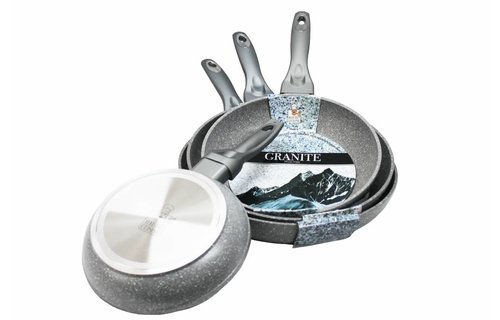 Braadpan  "Graniet"  Anti-Kleeflaag