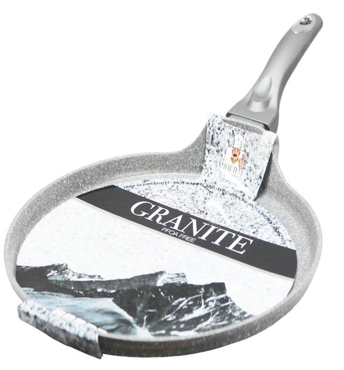 Pannenkoekenpan "Graniet" Anti-Kleeflaag 28 cm. Pannenkoekenpan "Graniet" Anti-Kleeflaag 28 cm.