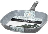 Grillpan  "Graniet" Anti-Kleeflaag  28 x 28 cm.