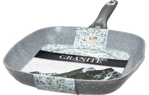 Grillpan  "Graniet" Anti-Kleeflaag  28 x 28 cm.