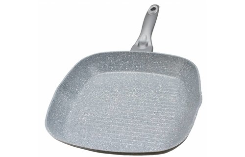 Grillpan  "Graniet" Anti-Kleeflaag  28 x 28 cm.