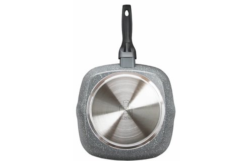 Grillpan  "Graniet" Anti-Kleeflaag  28 x 28 cm.