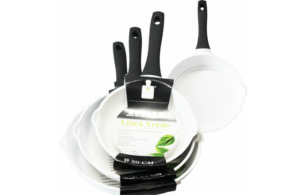 Braadpan "Linea Verde" Ceramic Coating Braadpan "Linea Verde" Ceramic Coating
