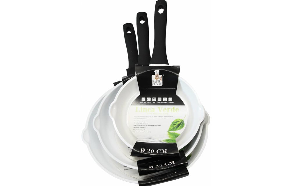 Braadpan "Linea Verde" Ceramic Coating Braadpan "Linea Verde" Ceramic Coating